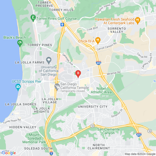 National Business Lending location map: 4275 Executive Square, San Diego, CA 92037, CA